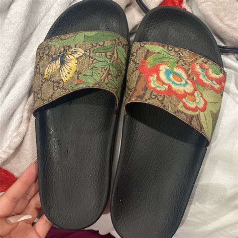 gucci slides with butterfly|Gucci slides nordstrom.